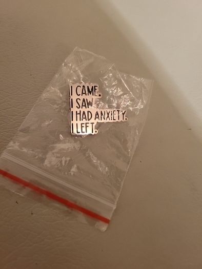 anxiety pin