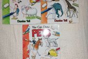 Drawing Books (3) Pets, Farm Animals, Wild Animals
