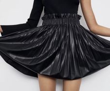 Zara Faux Leather Skirt / Skort