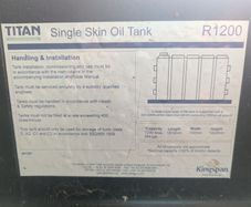 Oil tank (Kingspan household)