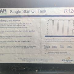 Oil tank (Kingspan household)