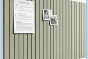 Cork Board Alternative, 6-Pack Felt Pin Board, Sage 90 x 60cm Notice Boards for Home, Fine-stripe 6-pack Vision Board with 30 Pushpins &amp; 30 Adhesive Tabs for Office &amp; Bedroom