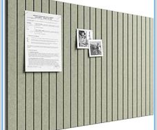Cork Board Alternative, 6-Pack Felt Pin Board, Sage 90 x 60cm Notice Boards for Home, Fine-stripe 6-pack Vision Board with 30 Pushpins & 30 Adhesive Tabs for Office & Bedroom