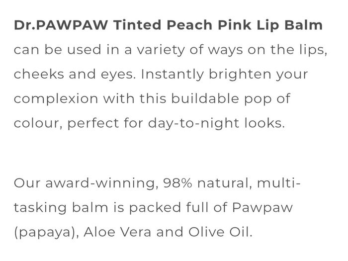 4 Euro Each!! - Brand New Dr. Paw Paw - Multi-Use - 4 In 1s - Size - Large 25ml - RP - 10.00 - Each