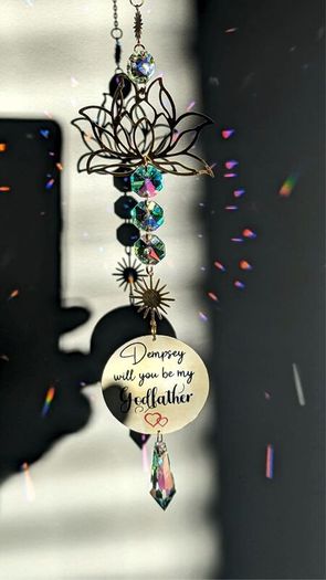 Crystal Sun Catcher - Personalised