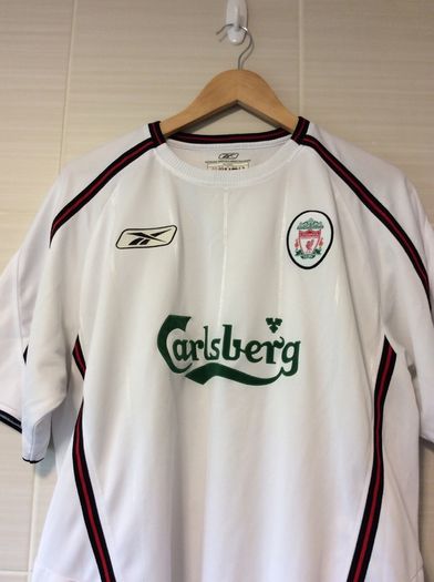 Liverpool Jersey. Season 2003/2004. Official Reebok Away Jersey From 2003. Authentic Original From 2003. Not A Modern Remake.