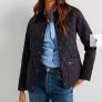 Barbour quilted jacket - Navy - Size 14 Image 3
