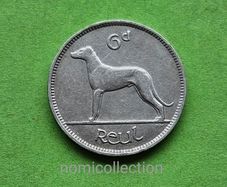 Ireland 1935 year 6 Pence.
