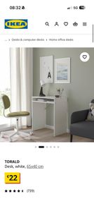 Ikea torald desk like new