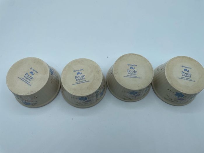 Set of 4 Poole Pottery Ramekins