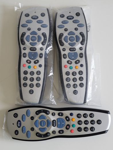 3x Sky remote controlers