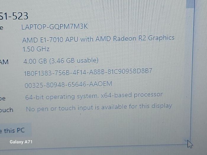 Acer Aspire Es1-523, Red, Amd E1-7010 Apu With Amd Radeon R Graphics, 1.5ghz, 4gb Ram, 500 G B Hdd, Windows 10