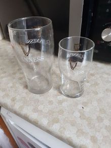 Guinness Half Pint Glasses