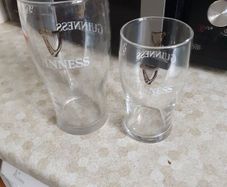 Guinness Half Pint Glasses