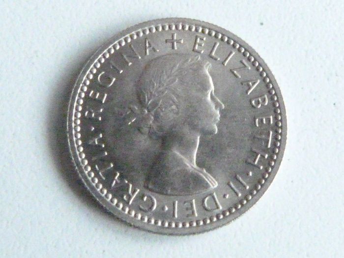 1955 sixpence
