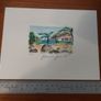 Fantastic Limited-Edition Hand-Signed Lithograph Print of a Caribbean Scene by the Renowned French Artist Alexandre Minguet (1937-1996), #737/1000 Image 9