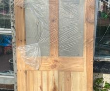2 glass panel door