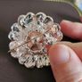 Flower with pearl brooch Image 2