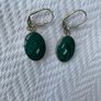 Eilat Stone Earrings 925 Silver Hallmarked Image 3