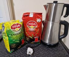 Electric Turkish Tea Maker + 2 kg packs originally Turkish tea