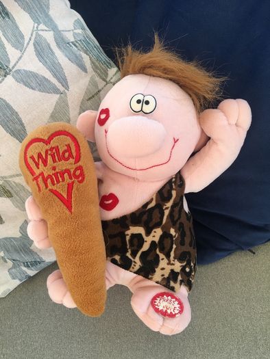 Wild thing soft toy.