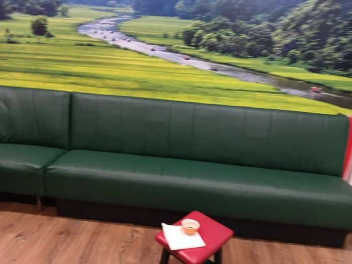 Commercial 3 pieces leather booth sofa for restaurant