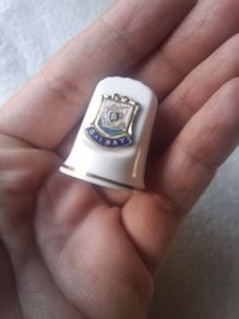 Collectable Watsons Fine Bone China Galway Thimble