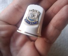 Collectable Watsons Fine Bone China Galway Thimble