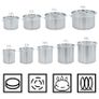 Stock Pot 32 L 40x26 cm Stainless Steel Image 5