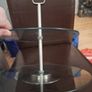Cake Stand/Glass 2 Tier Stand Image 4