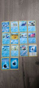 11x Pokemon Cards Bundle - Water Type