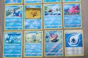 11x Pokemon Cards Bundle - Water Type