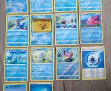 11x Pokemon Cards Bundle - Water Type