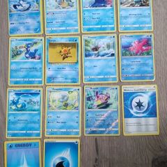 11x Pokemon Cards Bundle - Water Type