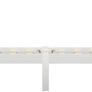 _Solid Pine Wood Bed Frame Solid Wood Bed Single Bed Futon Bed Frame Slatted Frame Bedroom White 100 x 200 cm Image 5