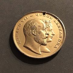 1902 Edward VII Large Coronation Medal