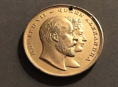1902 Edward VII Large Coronation Medal