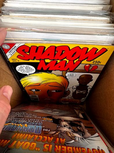 Indie Long Comic Box w 250 Comics for Sale