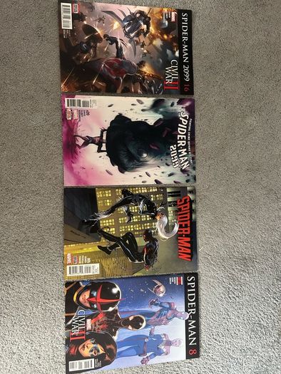 Spidey, Spider-man, Spiderman/Deadpool, Spider Woman & Spider-man 2099 bundle