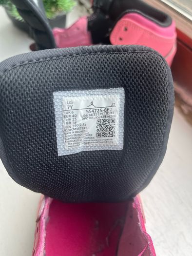 Air Jordan 1 Mid GS Pinksicle Pink/Black UK 6 | EU 40 | US 7Y