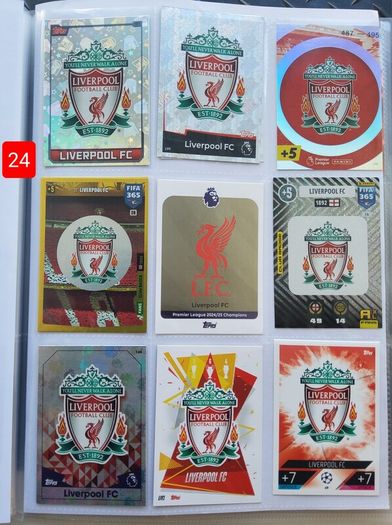 Liverpool Football Cards (limited, Crests, Signature,  Etc)