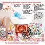 Candy Floss Machine for Home, for Children's Birthday Parties, Red/White Image 6