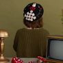 Alice in Wonderland Style Handmade Wool Beret Image 2