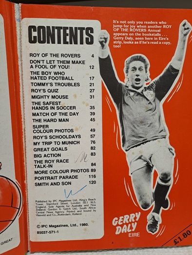 Roy of the Rovers Annual 1981