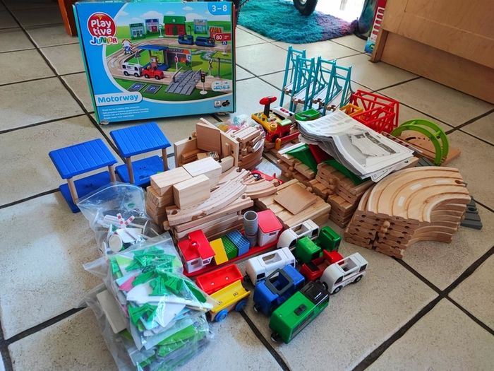 Wooden Train Set