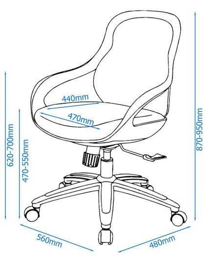 Alphason Croft Chair - Black
