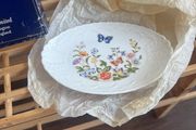 Aynsley Cottage Garden Fine Bone China Sovereign Oval Tray. Made in England