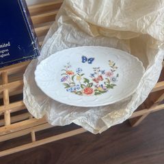 Aynsley Cottage Garden Fine Bone China Sovereign Oval Tray. Made in England