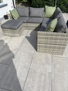 Rattan Corner Unit  82" x 82"