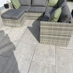 Rattan Corner Unit  82" x 82"